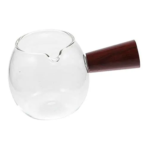 Produktbild: GAXIRE Milchbecher Aus Glas Transparente Tasse Milchkännchen Klar Milchbecher Krug Espresso Shots Tasse Trinkbecher Für Wasser Soßenkrüge Krug Transparenter Becher Milch Geschossen