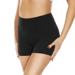 Produktbild: Gayhay Radlerhose Damen Kurze Shorts Sporthose Leggings Blickdicht High Waist Shorts Hotpants Sommerhose für Yoga Schwarze,S-M