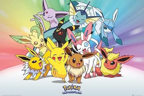 Produktbild: GB eye FP4361 Pokémon Eevee Maxi-Poster 61 x 91,5 cm