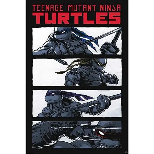 Produktbild: ABYstyle Teenage Mutant Ninja Turtles Comics black & white