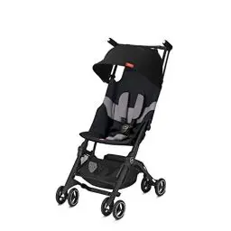 Produktbild: gb Gold Buggy Pockit+ All Terrain, Ultrakompakt, 0-22 kg, Ab Geburt bis ca. 4 Jahre, Velvet Black (2019)