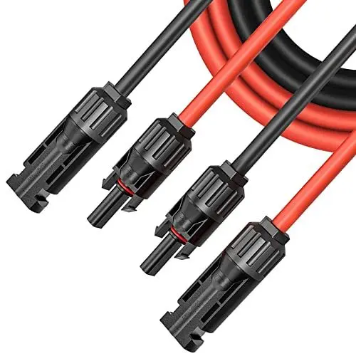 Produktbild: Gbformat Solarkabel 4mm2,Verlängerung 4MM² 1Meter, Solarstecker Solarkable Verlängerungskabel,pv Kabel 4mm2,IP67 Photovoltaik Kabel Stecker