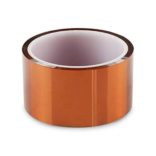 Produktbild: Gdrtwwh Kapton Tape Hohen Temperaturen Hitzebeständig Tape Polyimid Film Klebeband zum Abdecken, Löten, Elektrik usw (1 Rolle*2 Zoll)