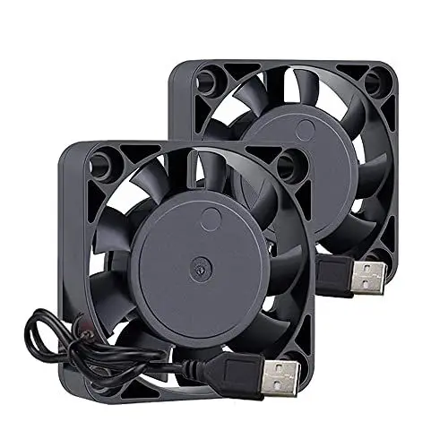 Produktbild: GDSTIME 40mm USB Lüfter 40 x 40 x 10mm Doppel Mini USB PC Ventilator 40mm 4010 mit 3 Einstellbare Geschwindigkeiten für Computer Laptop Router Schrank TV Box