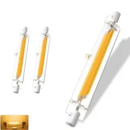 Produktbild: GDYOD R7S LED 78mm Dimmbar 10W Lampen, R7S LED Glühbirne Ersatz für 100W Halogenlamp, R7S 78mm Warmweiß 3000K 1000LM, 360°Abstrahlwinkel LED Stab, Kein Flackern, LED Leuchtmittel, 2er Pack