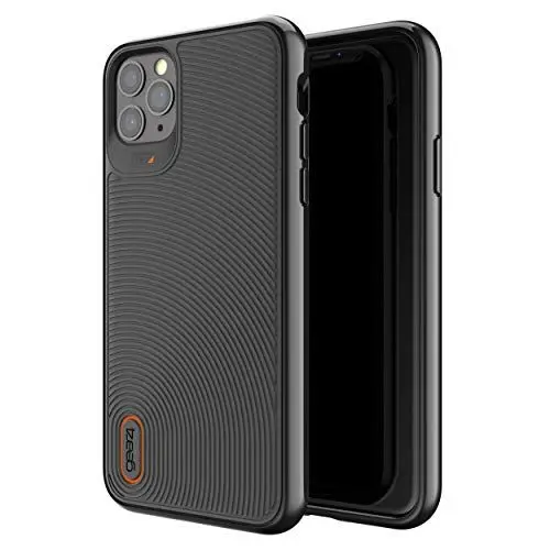 Produktbild: Gear4 Battersea Kompatibel mit iPhone 11 Pro Max Hülle, erweiterter Aufprallschutz mit integrierter D3O-Technologie Handy Schutzhülle - Schwarz