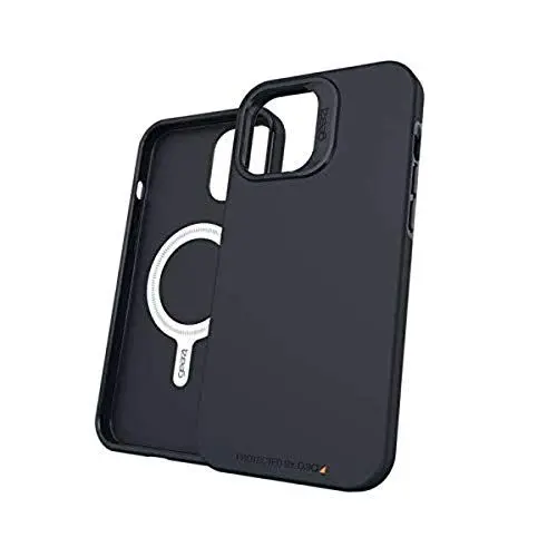 Produktbild: Gear4 Rio Snap Case - Aufprallschutz mit MagSafe Kompatibilität für Apple iPhone 12 Pro Max, Schwarz, x, 702007479