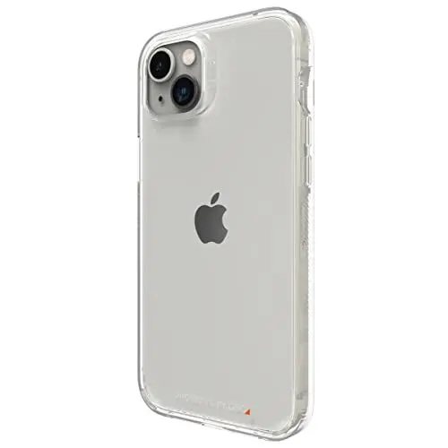 Produktbild: Gear4 ZAGG Crystal Palace Clear Case for iPhone 14 Plus, (13ft/4m) Drop Protection, Military Grade Polycarbonat Backplate, D30 Edge to Edge Protection, Anti-Vergilbung, Wireless Charging