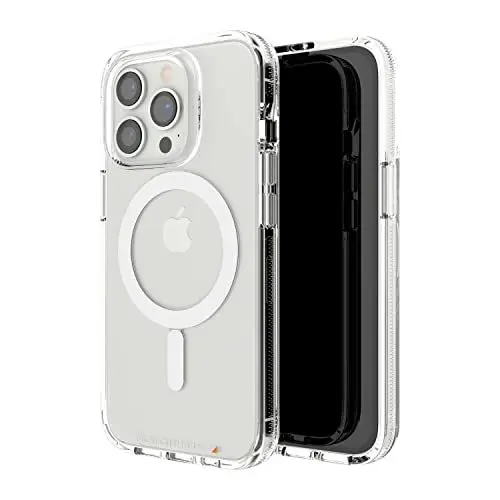 Produktbild: ZAGG Crystal Palace Snap D30 Protective Case for iPhone 13 Pro Max, 5G, Shockproof, Slim, MagSafe (Clear)