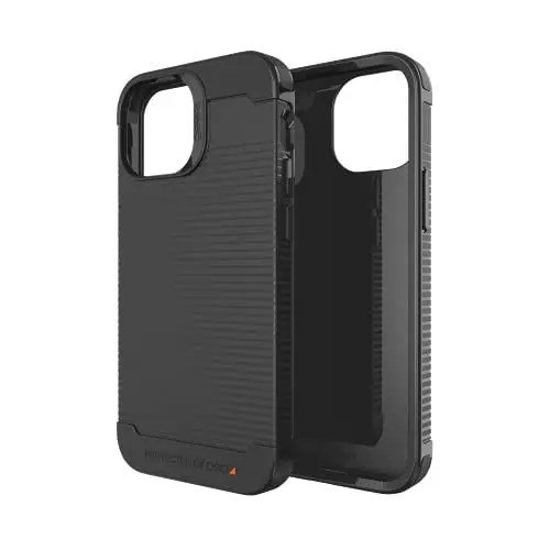 Produktbild: Gear4 ZAGG Havana D30 Protective Case for iPhone 14, Wireless Charging, Shockproof, MagSafe Compatible, (Black)