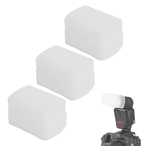 Produktbild: Gearbeiteter Bounce-Diffusor, Speedlite-Diffusor, Kleine und Kompakte Größe für Perfekten Aufnahmeeffekt, Top-Kamerablitz
