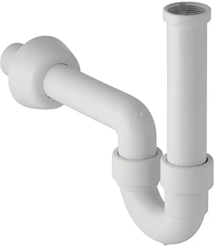Produktbild: Geberit Waschtisch-Röhrensiphon 5/4 x40mm, Kunststoff, 151100111, Siphon für Waschbecken
