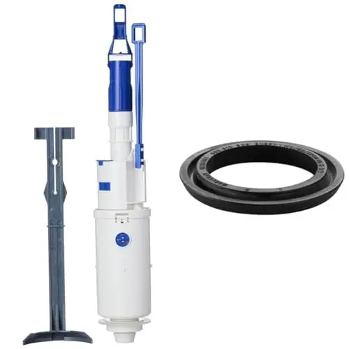 Produktbild: Geberit Spülgarnitur für Betätigung von vorn, Heberglocke Bj 88-97, 1 Stück, 240.501.00.1 & 240.282.00.1 Bassindichtung für UP Spülkasten, Aussen 70mm x Höhe 9mm x Breite 10mm x Innen 45mm