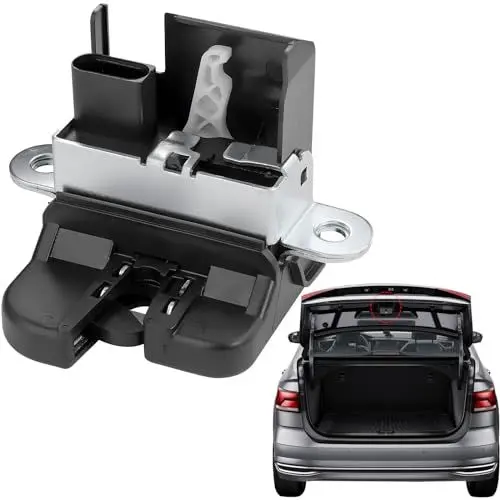 Produktbild: Gebiuhoo Heckklappenschloss Kofferraum Türschloss 1T0827505H Auto Kofferraum Türschloss für VW Golf 5 6 Plus 1K1 5K1 Passat B6 B7 Touran TIGUAN Seat ALTEA LEON Heckklappe Schloss
