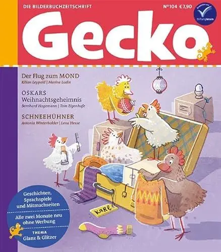 Produktbild: Gecko Kinderzeitschrift Band 104: Thema: Glanz & Glitzer