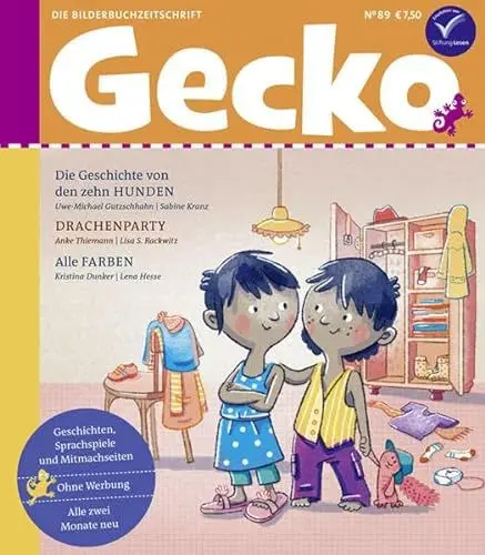 Produktbild: Gecko Kinderzeitschrift Band 89: Die Bilderbuchzeitschrift