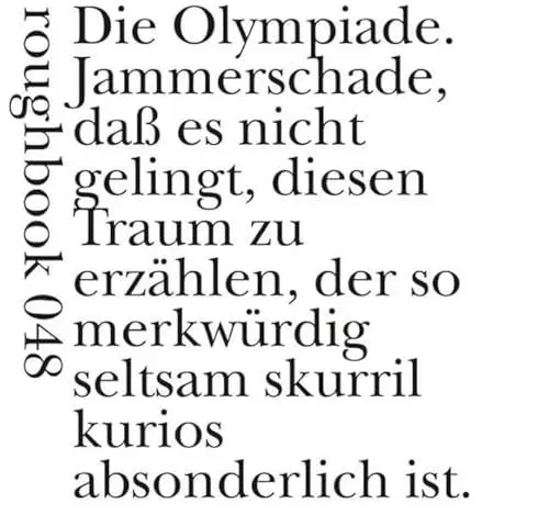 Produktbild: Gedichtverdacht: Die Olympiade. Jammerschade, daß es nicht gelingt... (roughbooks)