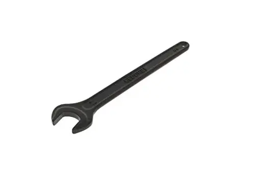 Produktbild: GEDORE 894 17 Einmaulschlüssel, 17 mm, Mit Aufhängeloch, Hochwertiger Vanadium-Stahl, Blendfreie Optik, Manganphosphatiert, Nach DIN 894