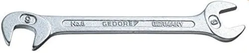 Produktbild: GEDORE Doppelmaulschlüssel 10 mm, Präzisions-Stahlwerkzeug, Robust, Made in Germany, Profi-Handwerkzeug für Industrie & Handwerk
