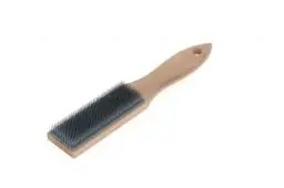 Produktbild: GEDORE Feilenbürste, für Feilen und Raspeln, Borsten 10 mm, mit Holzgriff, Drahtbürste, 250 mm lang, 645