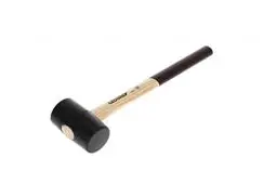Produktbild: GEDORE Gummihammer mit Holzgriff, Ø 55 mm, Hammer mit Eschenstiel, mit 2 flachen Bahnen, Werkzeug, geschmiedet, 226 E-1