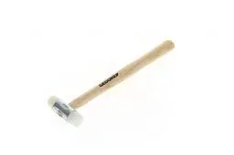 Produktbild: GEDORE Nylonhammer mit Holzgriff, Lederhammer, Ø 22 mm, Hammer mit Eschenstiel, Werkzeug, geschmiedet, 225 E-22