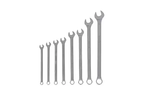 Produktbild: GEDORE Ring-Maulschlüssel-Satz, 8-tlg, lang, SW 8-19 mm, abgewinkelt, 12-kant, UD-Profil, Schraubenschlüssel Set, 7 XL-080