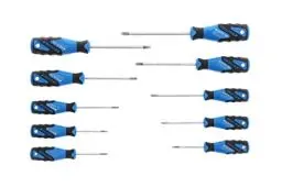 Produktbild: GEDORE Schraubendreher-Set 10-teilig, Schraubenzieher-Satz für Innen-TX Schrauben, 3-Komponenten-Griff, Werkzeug, 2163 TX-010