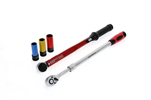 Produktbild: GEDORE red Radwechsel-Satz, Set 3-teilig, gefüllt, Werkzeug für KFZ-Handwerker, Reifenwechsel, R69003000
