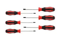 Produktbild: GEDORE red Schraubendreher-Set 6-teilig, Schraubenzieher-Satz TX, 2-Komponenten-Griff, Stahl, Werkzeug, R38402006