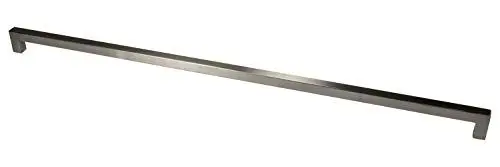 Produktbild: GedoTec Möbelgriff Edelstahl Stangengriff Küche - G14 | BA 640 mm | Schrankgriff eckig | Griff Edelstahl matt gebürstet | Türgriffe Profil 14 mm | 1 Stück - Schubladen-Griff für Schranktüren & Möbel