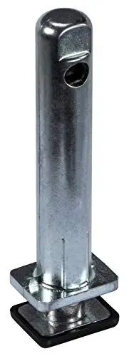Produktbild: GedoTec Sockelfüße Sockel-Höhenversteller zum Einbohren für Küchen-Möbel | Höhe 52 mm | Stahl blank massiv | Fuß +25 mm höhen-verstellbar | Tragkraft 300 kg | 1 Stück - Verstellfüße für Schränke