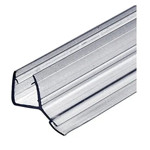 Produktbild: Gedotec Duschlippendichtung für Duschtüren wasserabweisend | 1 Stück - Profil-Dichtung 135° | Länge: 1 m | Duschdichtung 8mm - 10mm| Türdichtung PVC Transparent | Duschkabinen Dichtungen Duschwand
