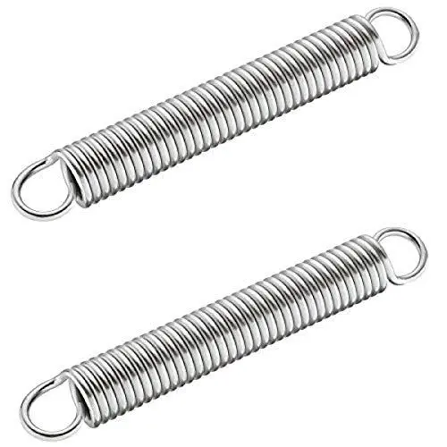 Produktbild: Gedotec Ersatz-Zugfedern 150 N für Parallel-Schwenkbeschlag | Metall verzinkt | Länge: 150 mm | Feder-Ø 21 mm | Doppelhaken Spannfeder | 2 Stück - Stahl-Federn für Kesseböhmer Parallel-Schwenkmechanik