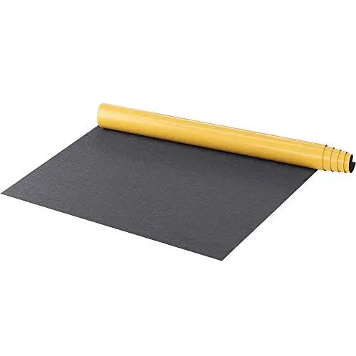 Produktbild: Gedotec Filztuch für Besteckhalter-Sortiment selbstklebend | Schubkasten-Filztuch 100 x 45 cm | Filz ist SCHWARZ | Schubladeneinlage Schubkasten zum Kleben | 1 Stück - Schubladen-Matte Filz