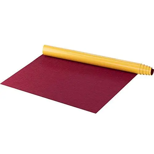 Produktbild: Gedotec Filztuch für Besteckhalter-Sortiment selbstklebend | Schubkasten-Filztuch 100 x 45 cm | Filz ist WEINROT | Schubladeneinlage Schubkasten zum Kleben | 1 Stück - Schubladen-Matte Filz