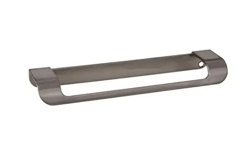 Produktbild: Gedotec Griffleiste Edelstahl Möbelgriff Küche Griff-Profilleiste L-Form - H10133 | Bohrabstand 160 mm | Design-Griff gebogen | Schrankgriff zum Schrauben | 1 Stück - Kantengriffe für Schubladen
