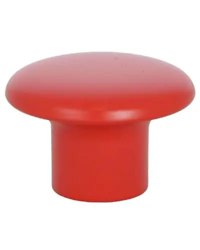 Produktbild: Gedotec Möbelknöpfe für Kinderzimmer | Durchmesser 32 mm | Farbe Rot | 1 Stück | Möbelgriffe Kunststoff | COLOUR | Schrankknöpfe bunt | Möbelknauf Kinder | moderne Griffe Möbel | Schrankknauf