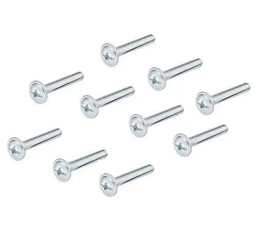 Produktbild: Gedotec Möbelschrauben M4 Stahl verzinkt - H10644 | 100 Stück - Griffschrauben für Möbelgriffe | Möbelverbinder - M4 x 30 mm | Gewindeschrauben - Möbelgriffschrauben - Verbindungsschrauben - Schränke