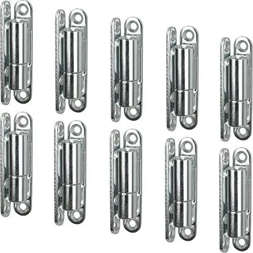 Produktbild: Gedotec Scharniere - Renovier-Bänder Türscharniere aus Stahl massiv - verzinkt | P50 | 10 Stück Türbänder zum Aufschrauben auf Fenster und Türen | Türscharniere für Holz und Kunststoff mit Kugellager
