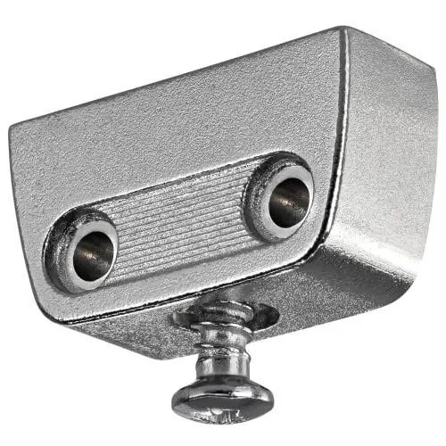 Produktbild: Gedotec Verbindungsbeschlag Trapez-Verbinder Metall Korpusverbinder Holz - RV STAHL | Eckverbinder mit Rastfunktion | Schrank-Verbinder für Möbel & Kästen | 24 Set - Möbelverbinder zum Schrauben