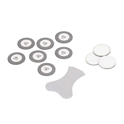 Produktbild: Gedourain Ultrasonic Mist Maker Ceramic Disc, Rm0920 20 Mm 3500H Disc Kit, 10Pcs 1.7MHz Atomizer Accessory Set, einfache Installation für Luftbefeuchter