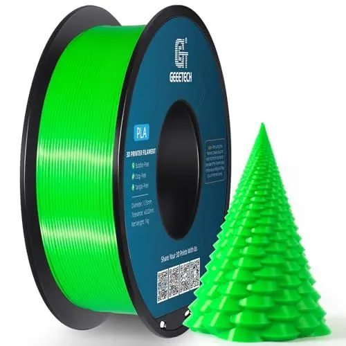 Produktbild: GEEETECH Filament PLA 1.75mm for 3D Drucker 1kg Spool, Grün