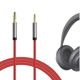 Produktbild: Geekria Audiokabel kompatibel mit Bose QuietComfort SE QuietComfort Ultra QCSE QC45 QuietComfort35 II QC35 QC25 700ANC NC700 QuietComfort-Kabel, 2,5 mm Ersatz-Stereokabel (5,6 Fuß/1,7 m)