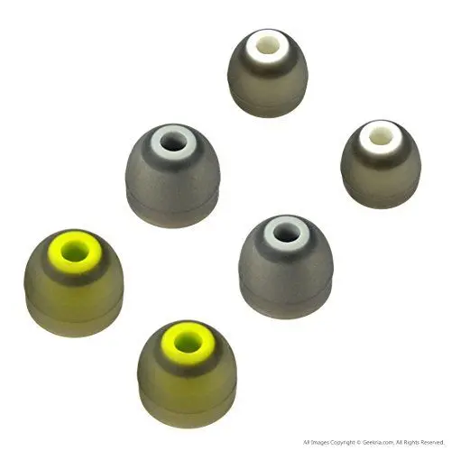 Produktbild: Geekria Ersatz-Silikon-Ohrstöpsel für JayBird BlueBuds X, X2 Bluetooth-Sport-Kopfhörer, 3 Paar, Größe L, M, S