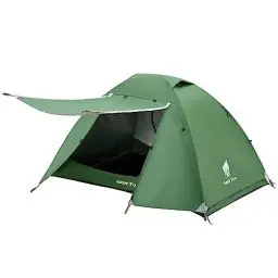 Produktbild: GEERTOP 2-Personen-Zelt für Camping Leichtes Backpacking Zelt, einfache Einrichtung Camping Zelt für Outdoor Wandern Reisen, mit Markise Vestibule Zwei Türen
