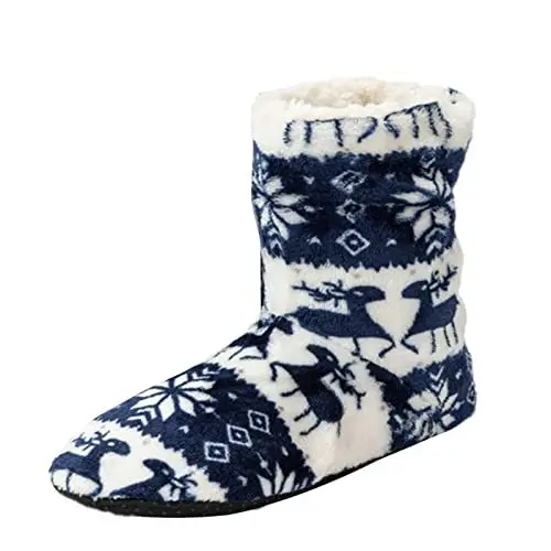 Produktbild: Gefilzte Hausschuhe Damen Filz Pantoffeln Damen Winterwarme Weihnachtsbaumwollschuhe Indoor-Haushaltsschuhe für Männer und Frauen Gefilzte Hausschuhe Damen Filz Pantoffeln Damen (Blue, 37)