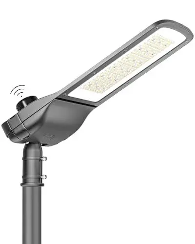 Produktbild: Gefolly 300W LED Straßenlaterne, 68800 LM Straßenlampe Aussenleuchte Mastleuchte Lampe, 6500K IP67 Wasserdicht Wegeleuchten Sicherheits Wand Licht für Gärten Straßen Garage