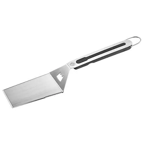 Produktbild: GEFU BBQ Wender, ultraflacher Edelstahlwender mit gezahnter Kante & Flaschenöffner | Für Steak, Rippchen, Burger | Ergonomisch | Spülmaschinengeeignet