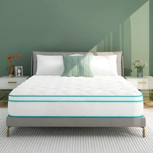Produktbild: Gegcucey Matratze 90x200, 7-Zonen Härtegrad-H3 22cm Matratze mit Atmungsaktivem Schaumstoff und Taschenfederkern, Wolkenähnlicher Komfort, Bewegungsisolation (Härtegrad H3 Matratze)
